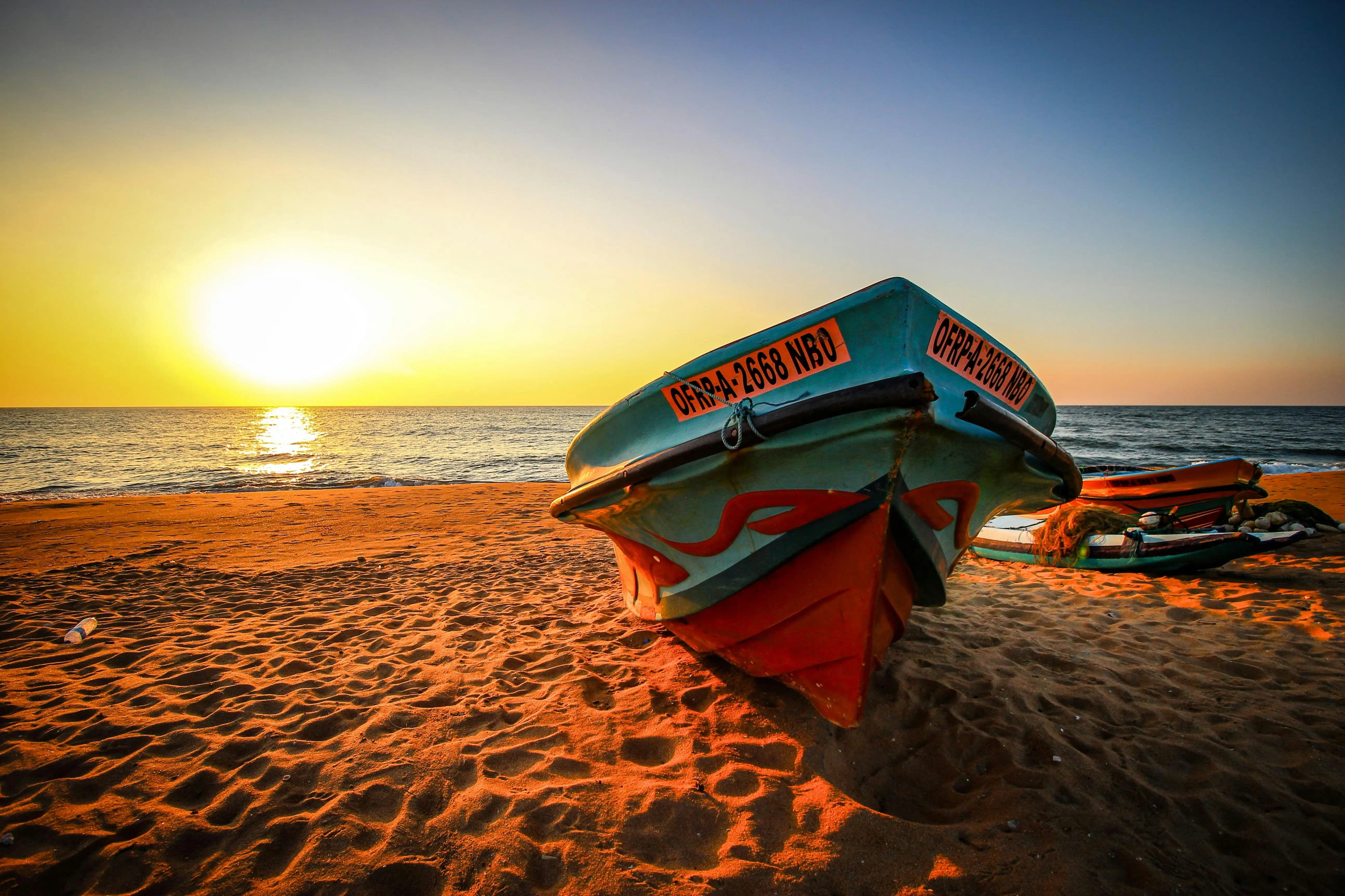 Chauffeur privé en visite de la plage et du village de pêcheurs de Negombo au Sri Lanka